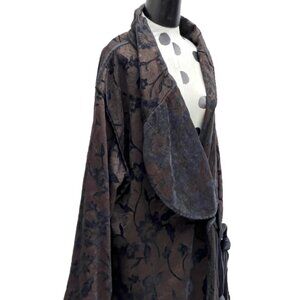 Cynthia Ashby Brown Floral Jacket